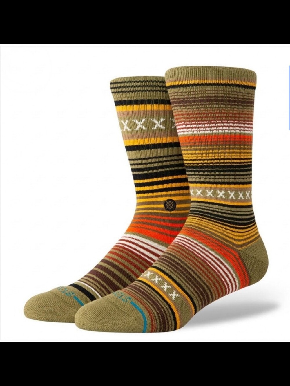 NWT Stance Striped and X-Pattern Socks